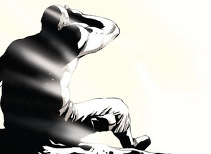 Light emitted by Wick during his release.