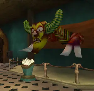 Zarok's Beast on display in the Museum.