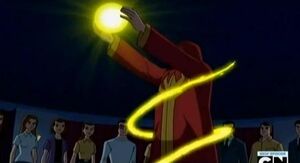 Members of the Flame Keepers' Circle watched the demonstration of Condiut Edwards' power.