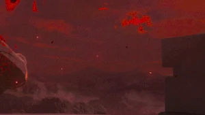 Ganondorf using Sonia's Secret Stone to transform.