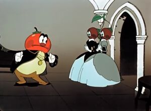 Tomato informs countesses Cherries about the stolen confiscated house.