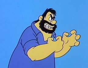 Bluto (renamed Brutus) in the 1960's series