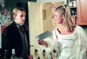 Ian is confronted by Mel after she discovers that he lied about Lucy's supposed terminal illness.