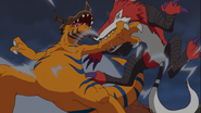 Fangmon vs. Greymon