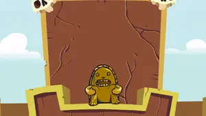 The Cursed Idol on its throne.