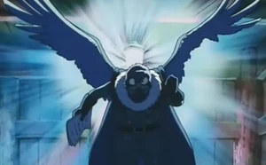 Seagrid ordering his troops to go to the frozen mountain.