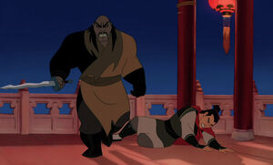 Forgetting about Shang, Shan Yu becomes driven to kill Mulan for foiling his plans.