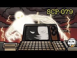 I made this recreation of SCP-079 with my old monitor and keyboard. hope  you guys like it : r/SCP