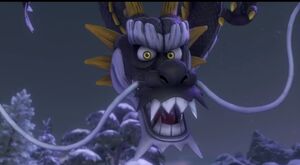 Auroral Serpent's evil grin.