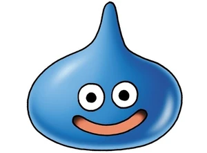 Offical art of Slime from Dragon Quest VII.