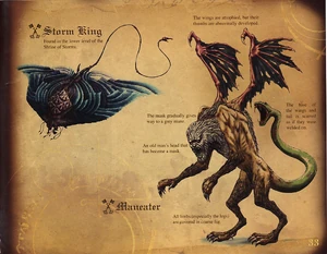 Storm King Maneater Artbook.png (5.29 MB) The Storm King in the artbook, to the left of a Maneater.