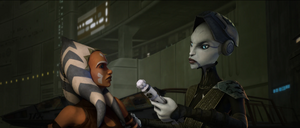 This catches Ventress' attention, but agreed to aid Tano in her quest for justice provided the Padawan advocate for her pardoning to the Council and Galactic Senate.