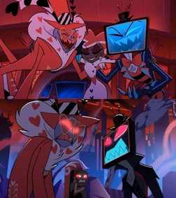 In the course of one season, Vox went from seeing Valentino and Velvette as equals to willingly endangering their afterlives just to satisfy his growing God complex. It really says a lot about the other 2 that they still wanted him around after all was said and done