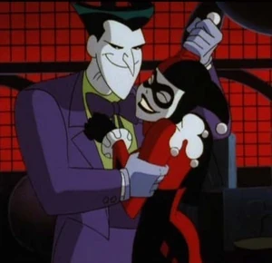 Harley with the Joker.