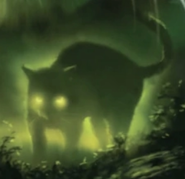 Ashfur as Bramblestar's imposter on the cover of Darkness Within