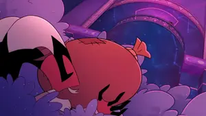 Cash Buckzo catching Paimon's goods.