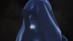 Emperor Palpatine angered