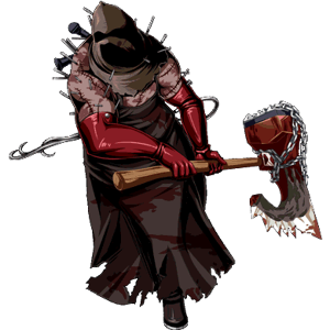 Executioner Majini in Minna to BIOHAZARD Clan Master.