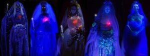 Constance (far right) alongside the previous Brides.