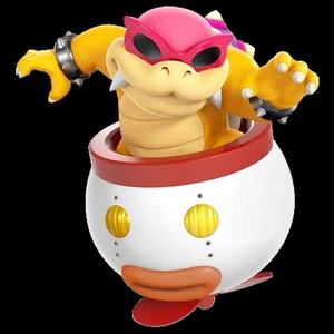 Roy Koopa as Bowser Jr.'s alternate costume in Super Smash Bros. for Wii U & Nintendo 3DS.