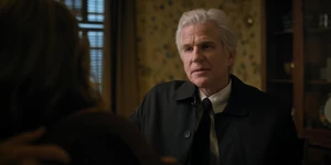 Brenner lying to Mr. and Mrs. Wheeler that he's trying to help their son when he's really endangering their son's life.