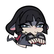 Jane Doe's official sticker: She's being suspicious.