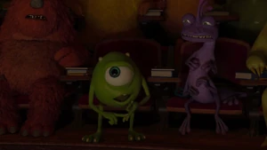 Randall listen Mike answering Knight's question.