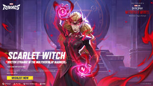Scarlet Witch's Doctor Strange in the Multiverse of Madness uniform in Marvel Rivals