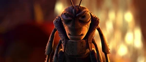 Hopper angry.jpg (205 KB) Flik: "Ants are NOT meant to serve grasshoppers!" Hopper's furious stare as he marches toward Flik as he defies him while stating ants are better than he thinks they are