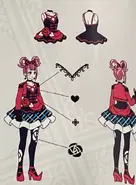 Hortensia's casual outfit concept art.