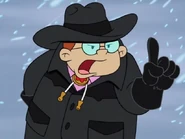 Jimmy's angry stare.