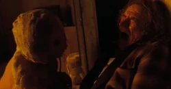 Kreeg getting attacked by Sam.