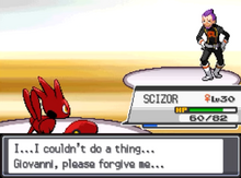 "I... I couldn't do a thing... Giovanni, please forgive me..."