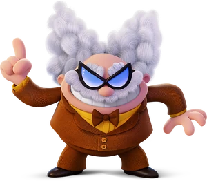 Professor Poopypants in the film.