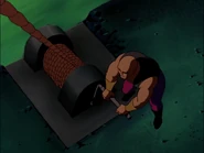 Ubu lowering his master into the Lazarus Pits