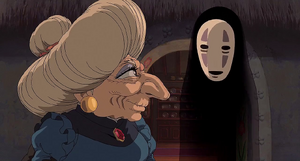 No-Face staying with Zeniba.