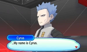 Cyrus introducing himself.