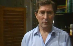 Alan reacts to the outcome of his poker game with Mike alongside both Don and Jack respectively.