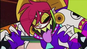 Mascara Macabra takes over Demencia's body.
