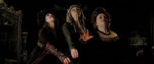 The witches do a second test of divination to see which of them will go and capture the Star.