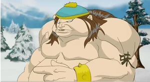 Cartman as an anime ninja from "Good Times with Weapons".