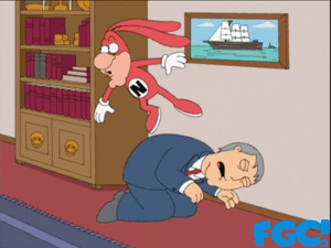The Noid's appearance in Family Guy