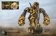 Unused rock wheel trencher Constructicon