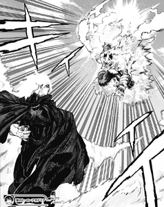 Endeavor confronts Tomura.