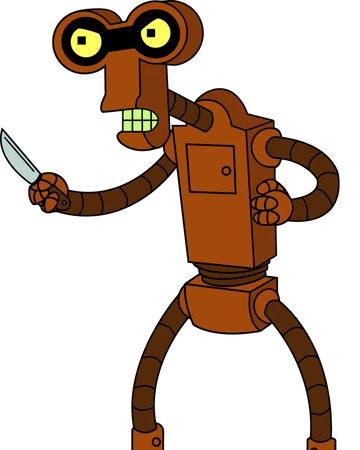 futurama stabbing robot