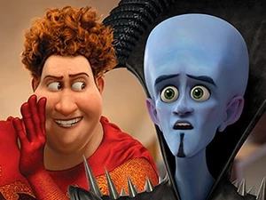 Tighten telling Megamind that he stole many things, which horrifies the latter.