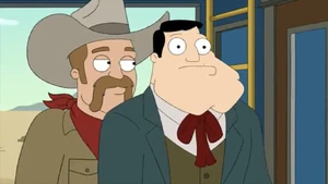 Maniacally talking to Stan.