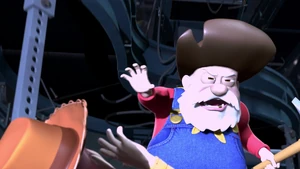 Pete (I Can't see anything).jpg (169 KB) Pete blinded by cameras used by Buzz and the gang.