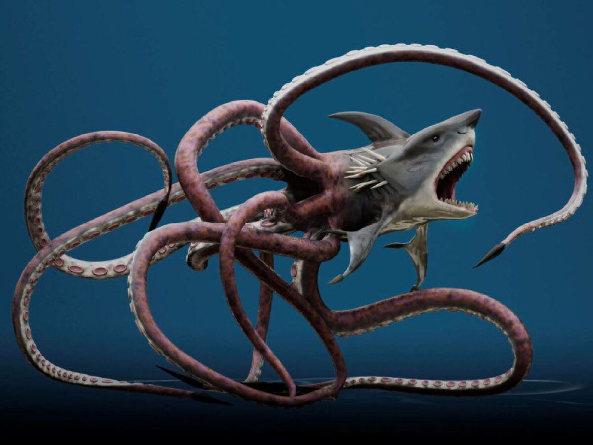 Показать картинки sharktopus and whalewolf из фильма sharktopus vs whalewolf 2015 года