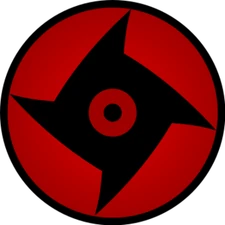 Danzo's stolen Mangekyo Sharingan from Shisui Uchiha, implanted in his right eye.